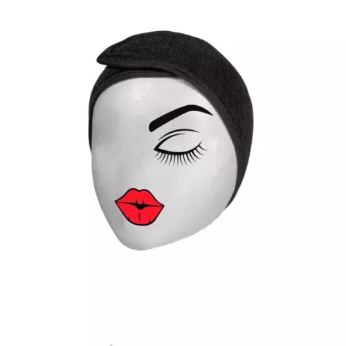 Spezielles Stirnband für Gesichtsbehandlungen