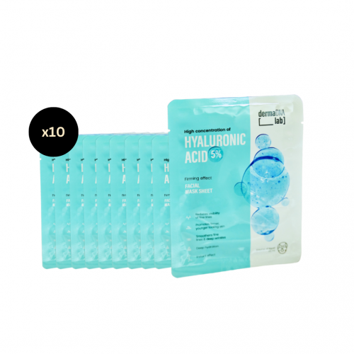 Extrem feuchtigkeitsspendende Tuch-Gesichtsmaske mit 5 % Hyaluron