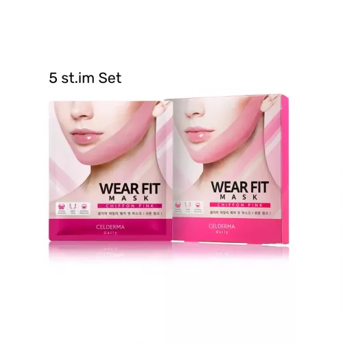 Doppelkinn reduzierende  Maske (5 St.im Set)